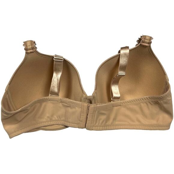 Le Mystere Renaissance Carina Bra Nude Tan Seamless Contour Scalloped Womens 42B - Picture 2 of 12